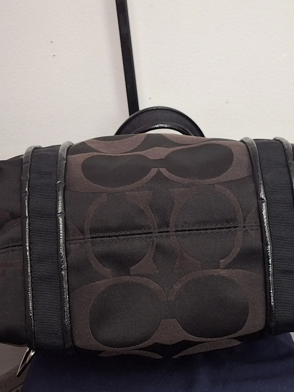 Coach black signature